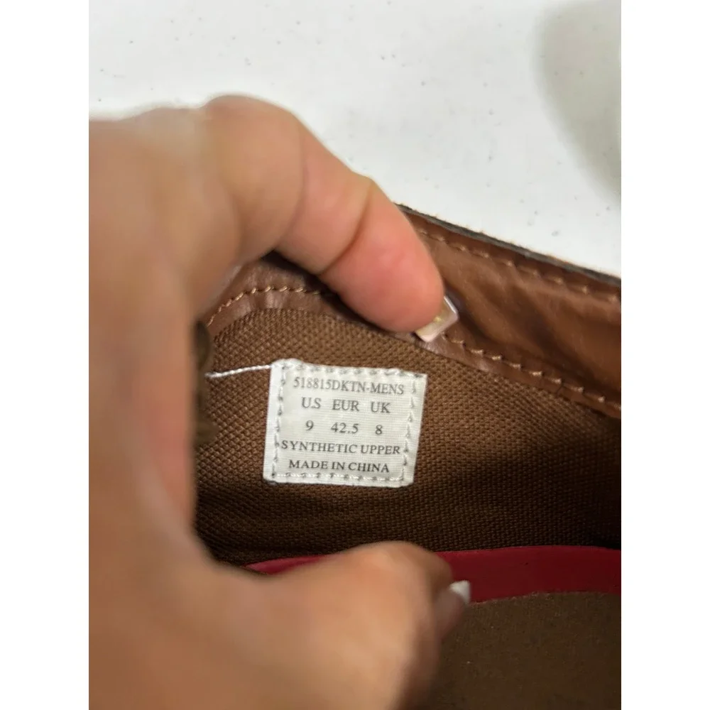 Levis Mens Brown Synthetic Leather Chukka‎ Boots Size 9 518815DKTN-MENS